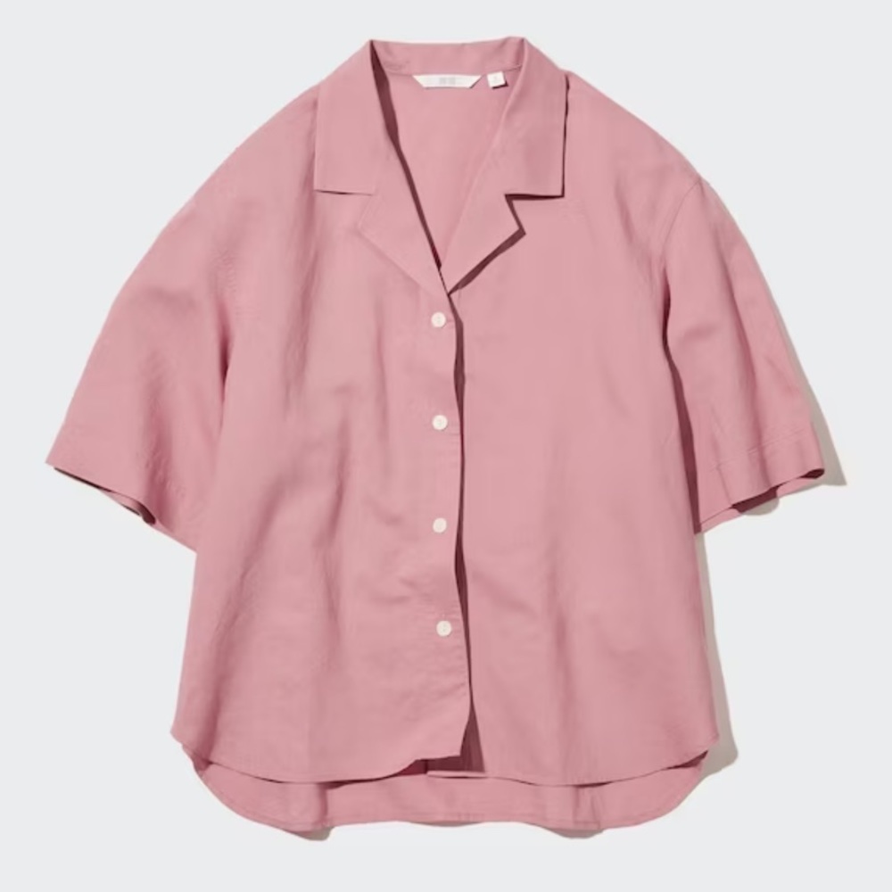 UNIQLO linen blend shirt